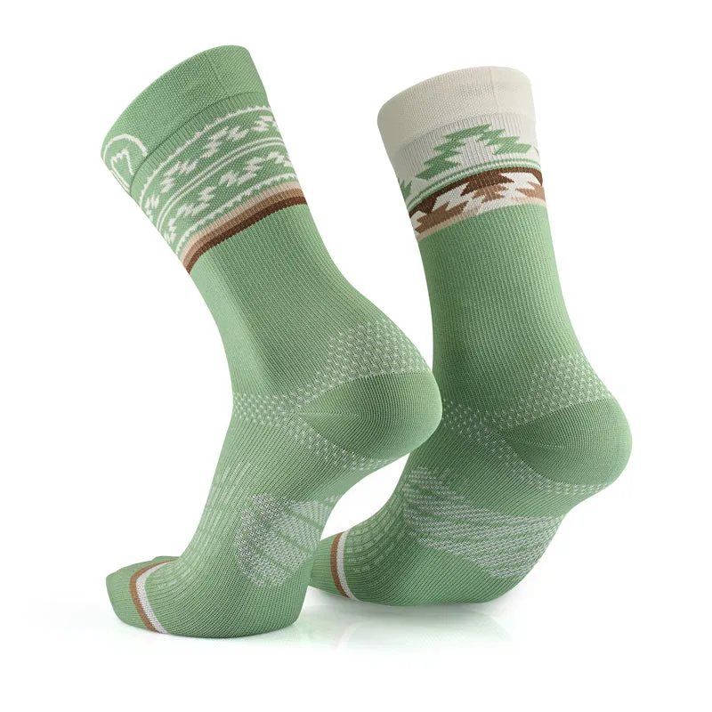 My FIT Run Spirit chaussettes running vert respirant