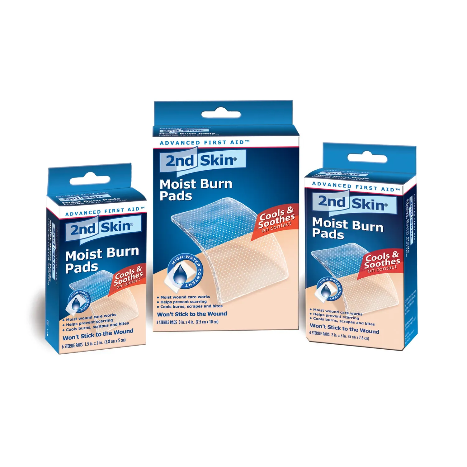 Spenco Moist Burn Pads pansement brûlure hydrogel