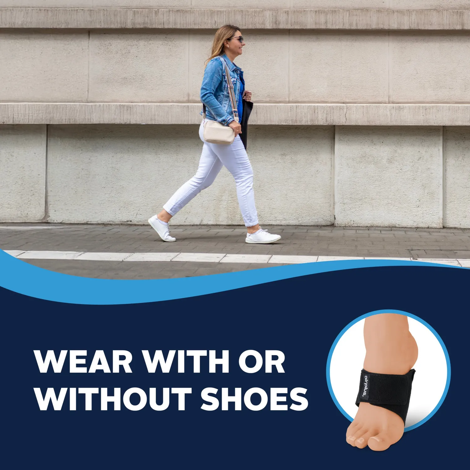 Airplus Arch Support Wrap bandeau voûte ajustable