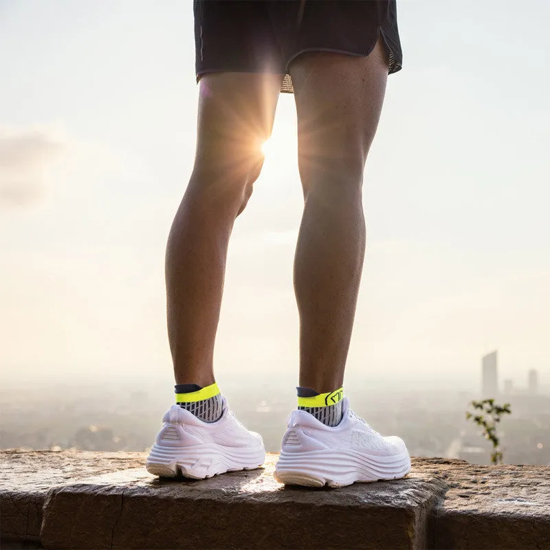 My FIT Run Feel chaussettes running fines gris jaune