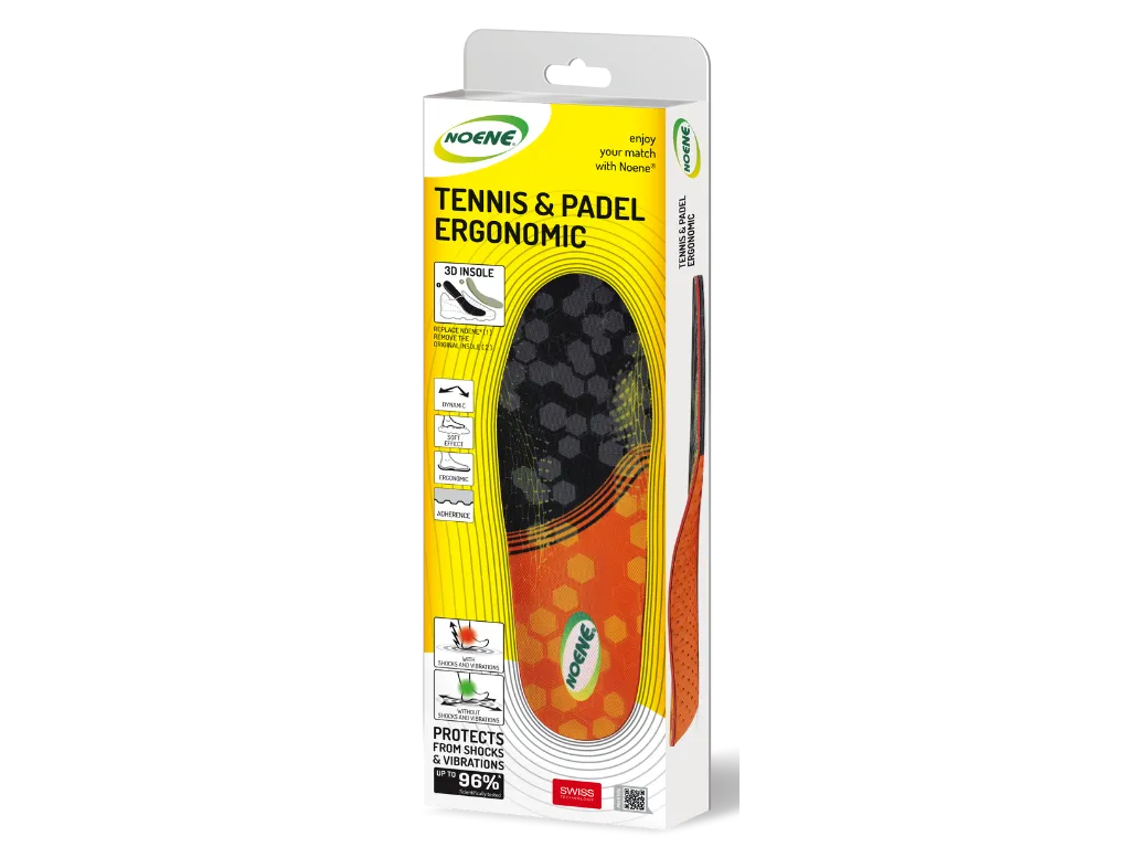 Noene Ergonomic Tennis & Padel semelles voûte plantaire