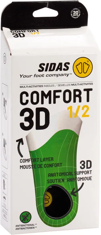 My FIT 3D Comfort Demi demi-semelles cuir confort quotidien S