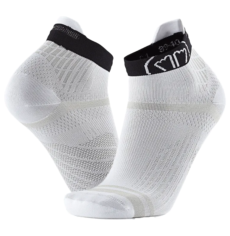 My FIT Run Feel chaussettes running blanc/noir anti-ampoules