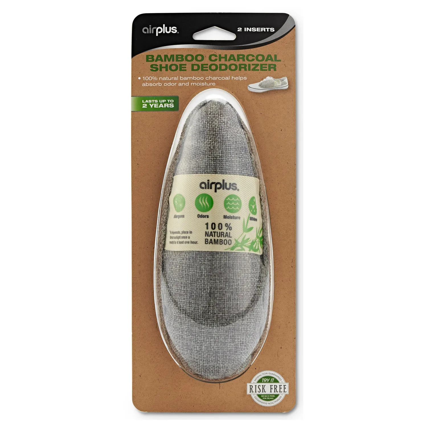 Airplus Bamboo Charcoal désodorisant chaussure charbon