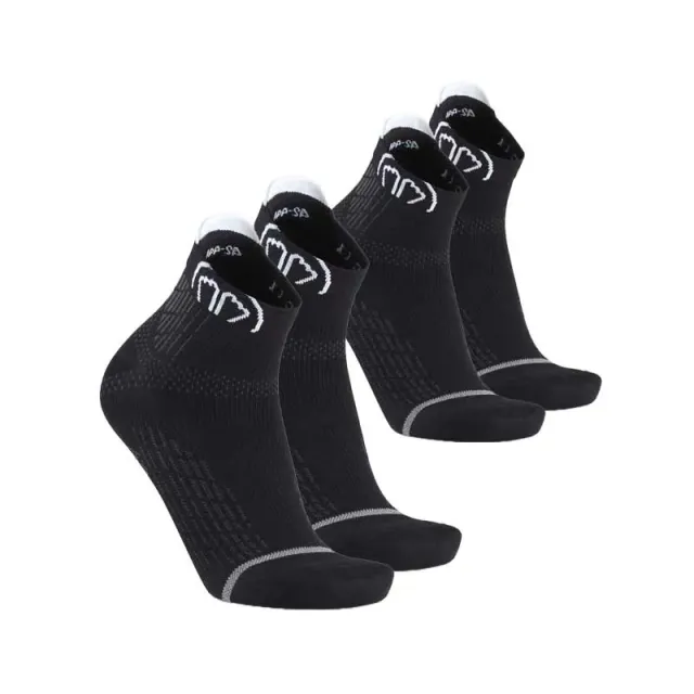 My FIT Run Anatomic Ankle chaussettes running noires x2