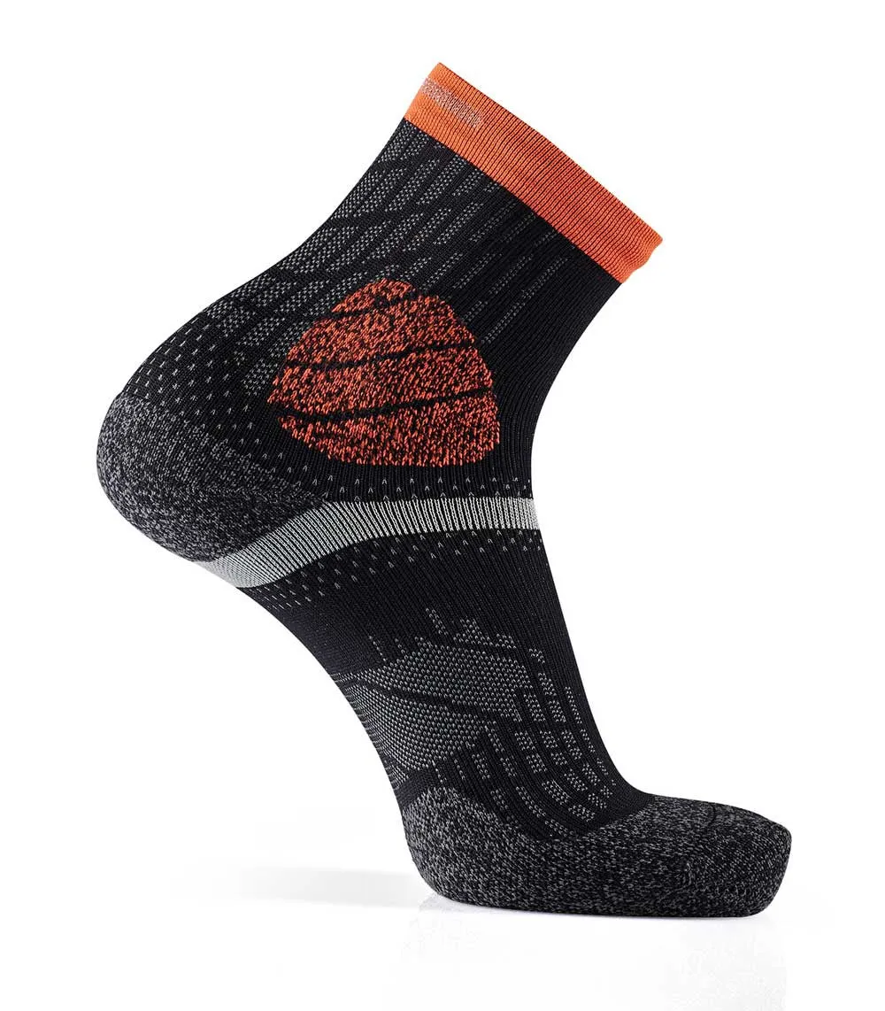 My FIT Trail Protect chaussettes trail noir/orange anti-ampoule