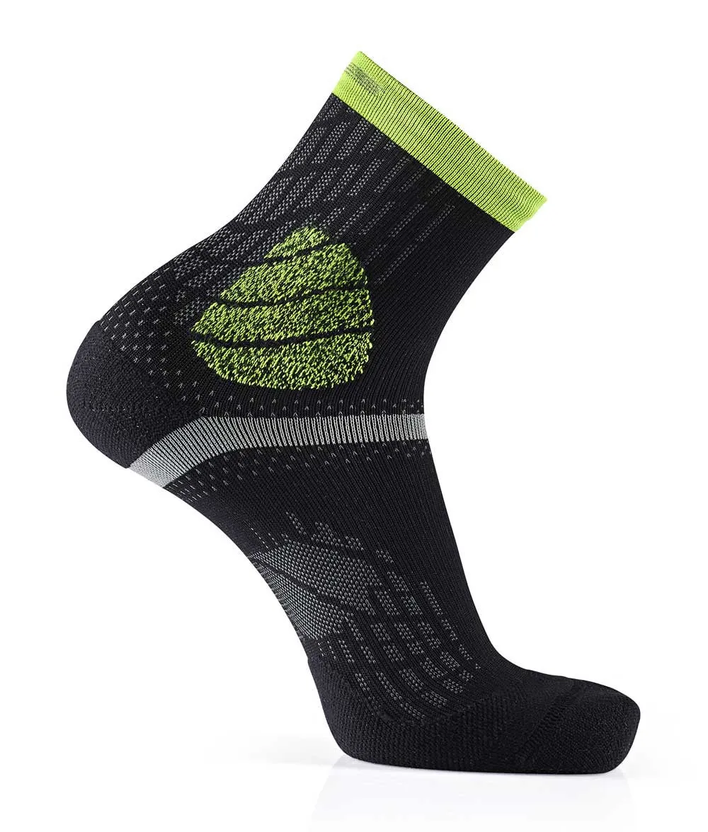 Sidas Trail Protect chaussettes trail noir jaune