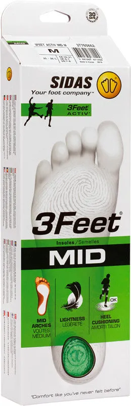 My FIT 3Feet Activ Mid semelles multisport voûte moyenne