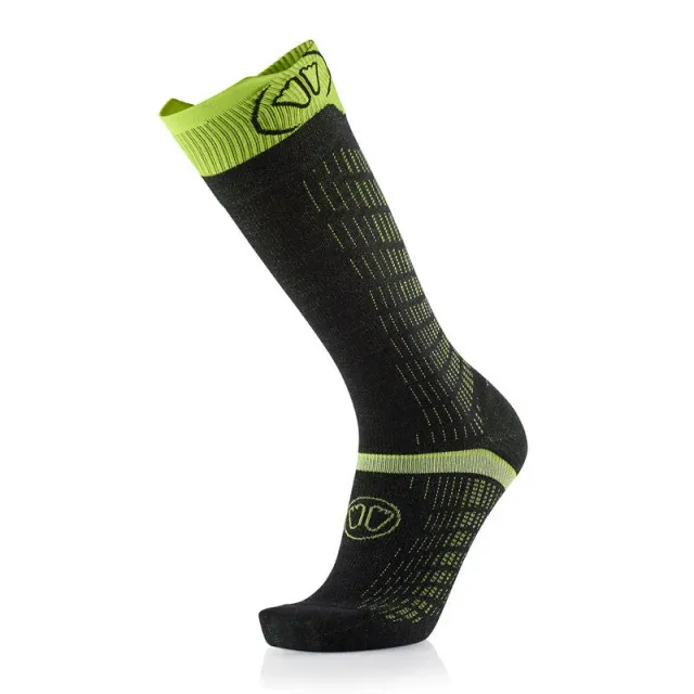 My FIT Ski Merino Performance chaussettes ski noir jaune