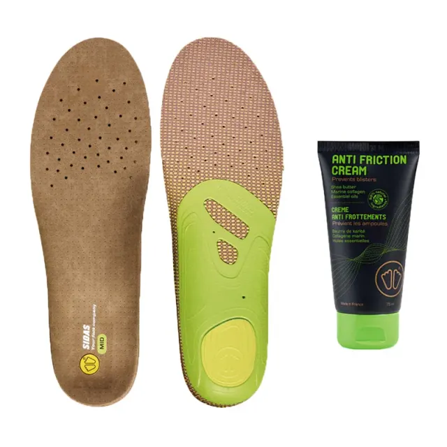 My FIT 3Feet Outdoor Mid semelles rando + crème anti-frottement