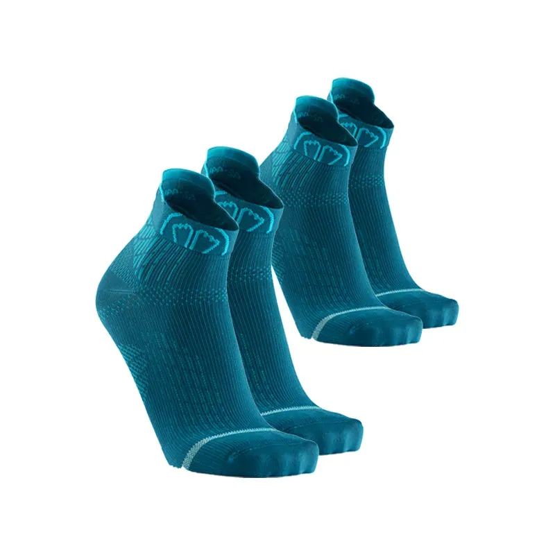 My FIT Run Anatomic Ankle femme chaussettes running bleu 2 paires