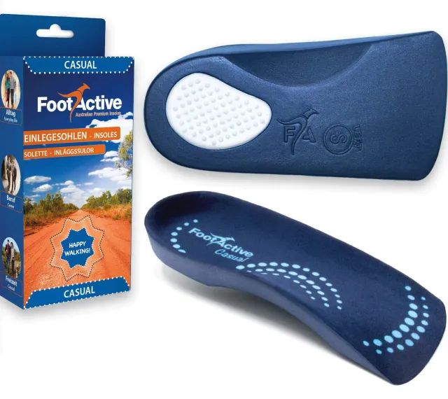 FootActive Casual Blue semelle 3/4 39-41 talon