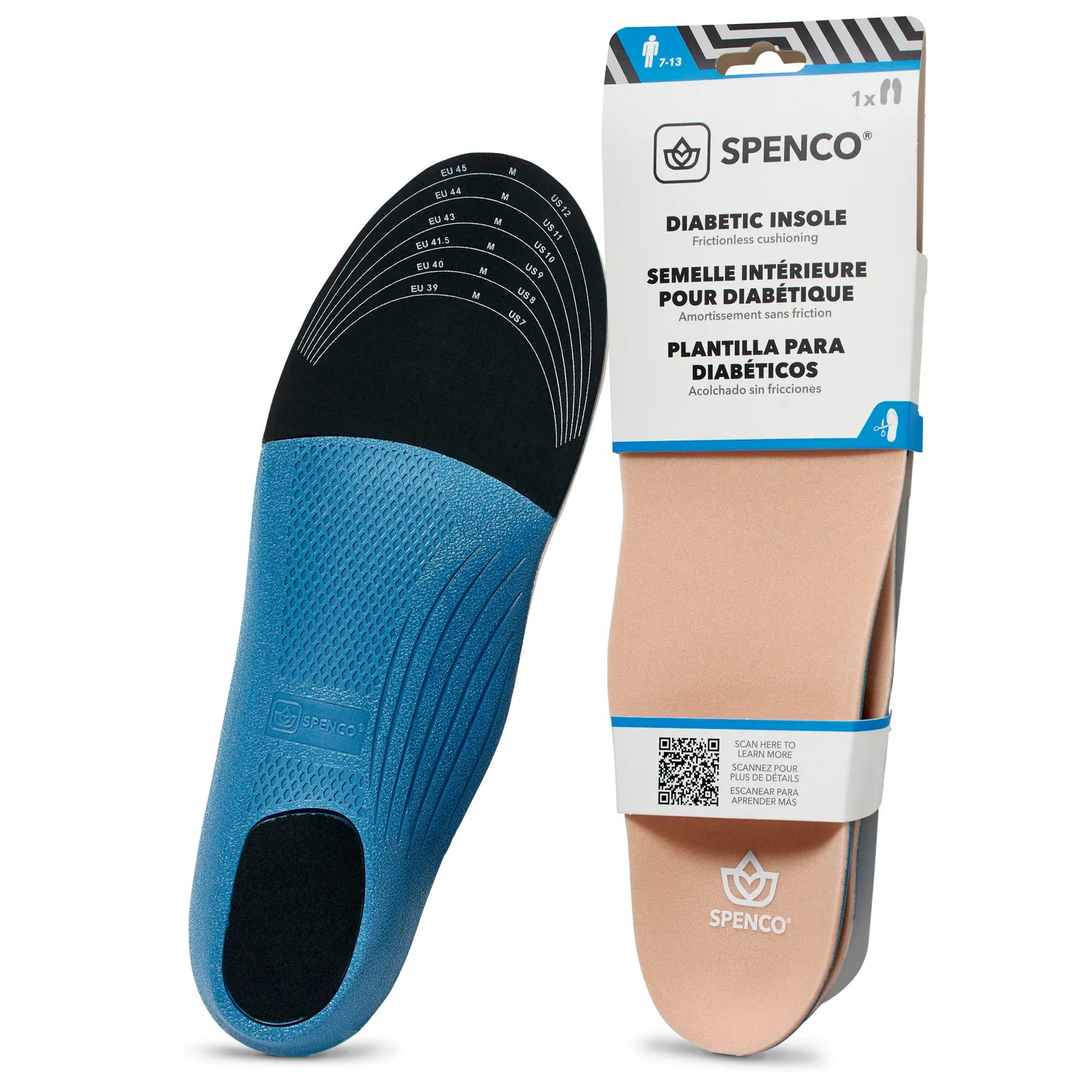 Spenco Diabetic Trim to Fit semelle diabétique découpable