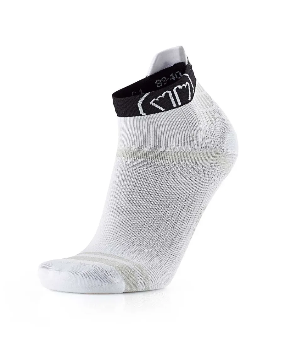 My FIT Run Feel chaussettes running blanc/noir anti-ampoules