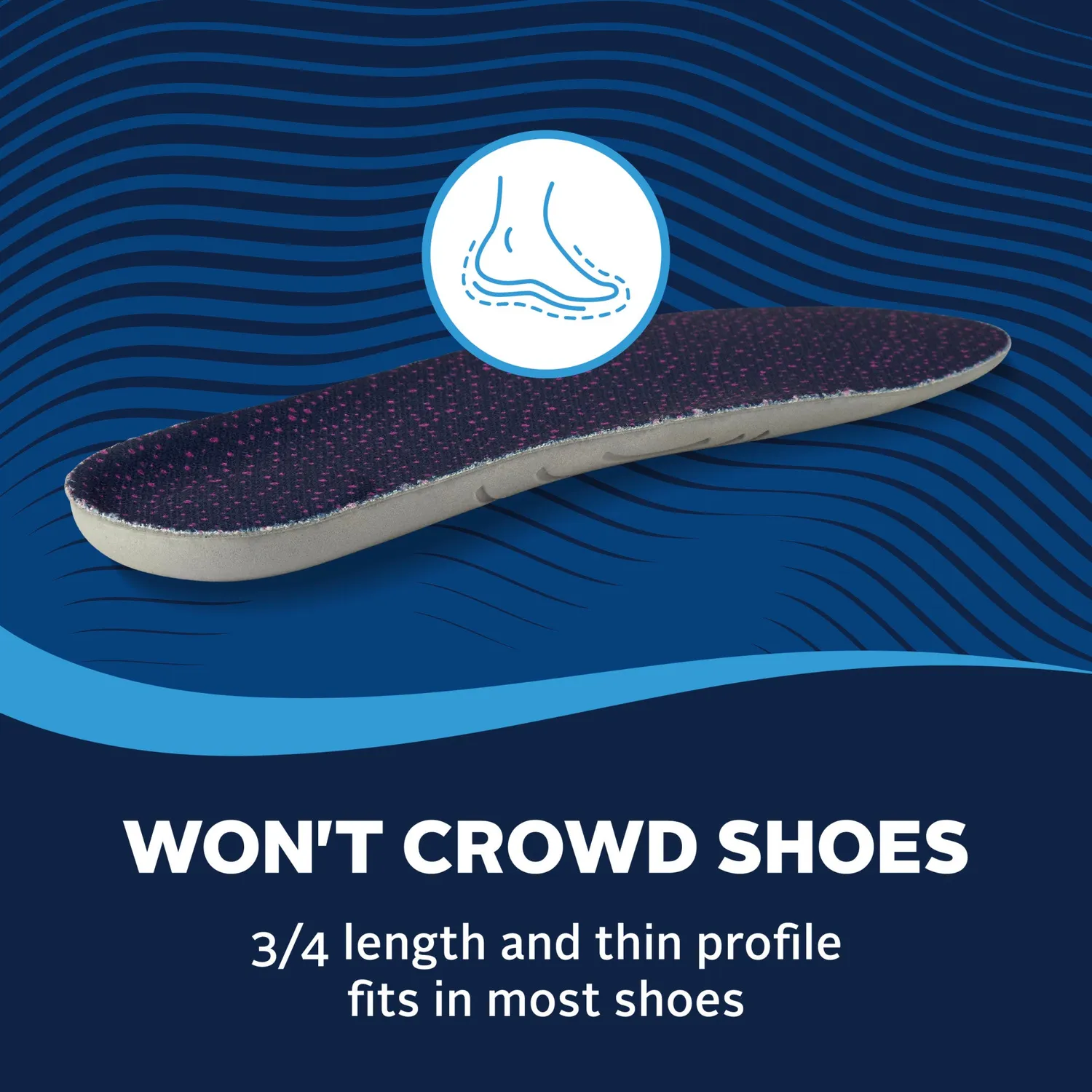 Airplus Fashion Comfort semelle 3/4 escarpins affinée