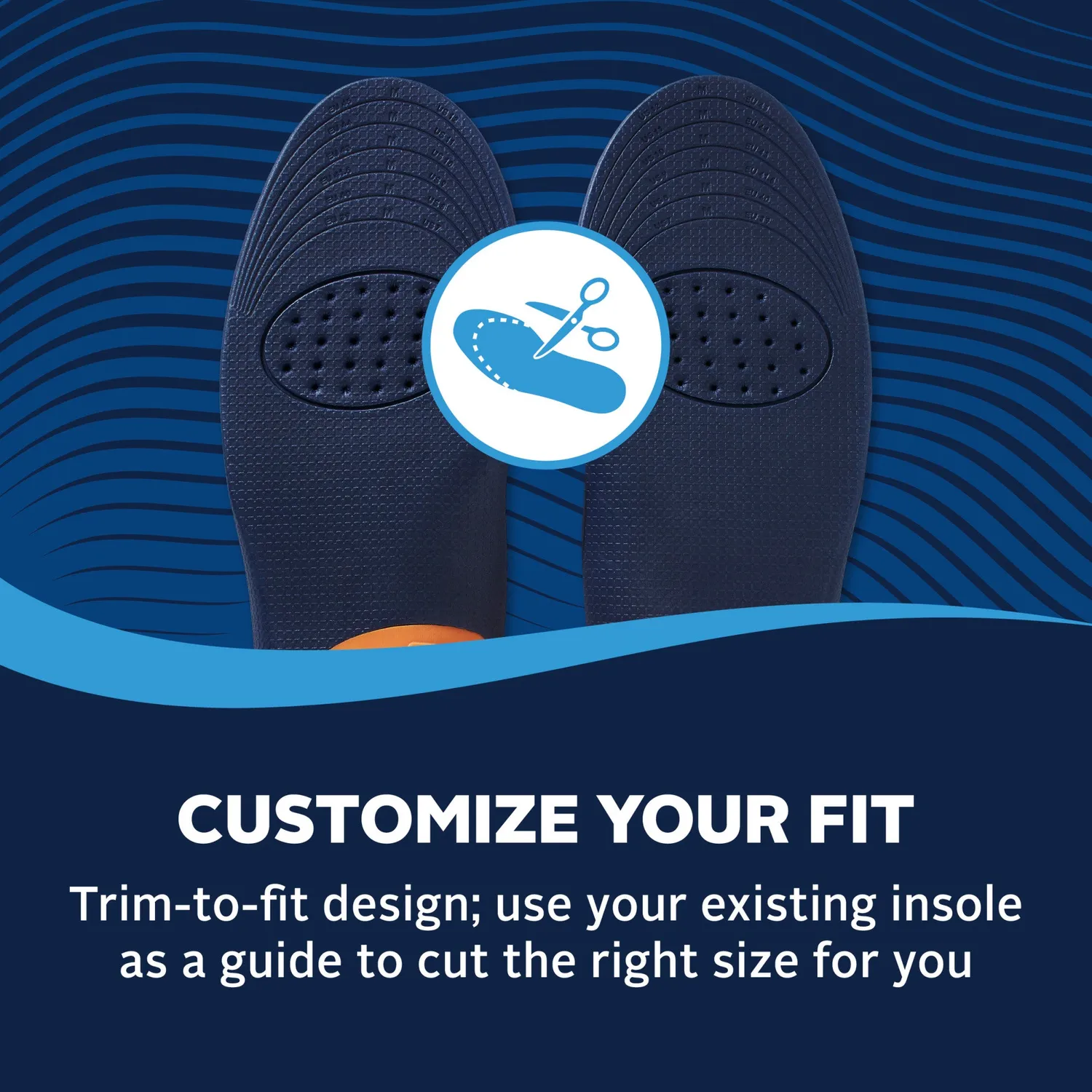 Airplus Knee & Back Support semelles à découper soutien voûte