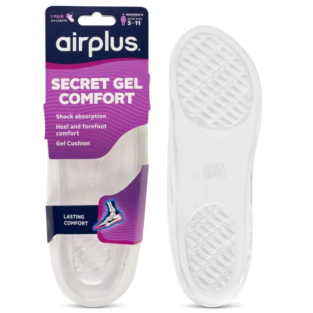 Airplus Secret Gel Comfort semelle gel 3/4 discrète