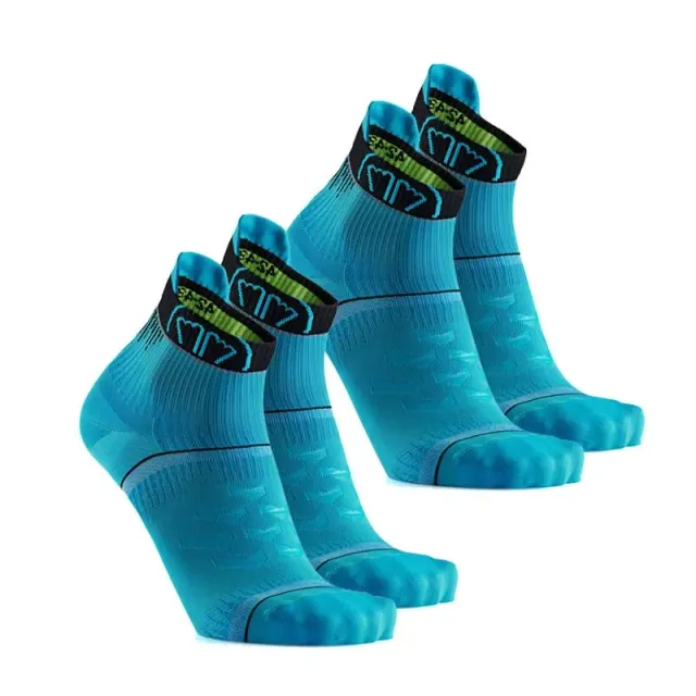 My FIT Run Ultra chaussettes running noir turquoise x2