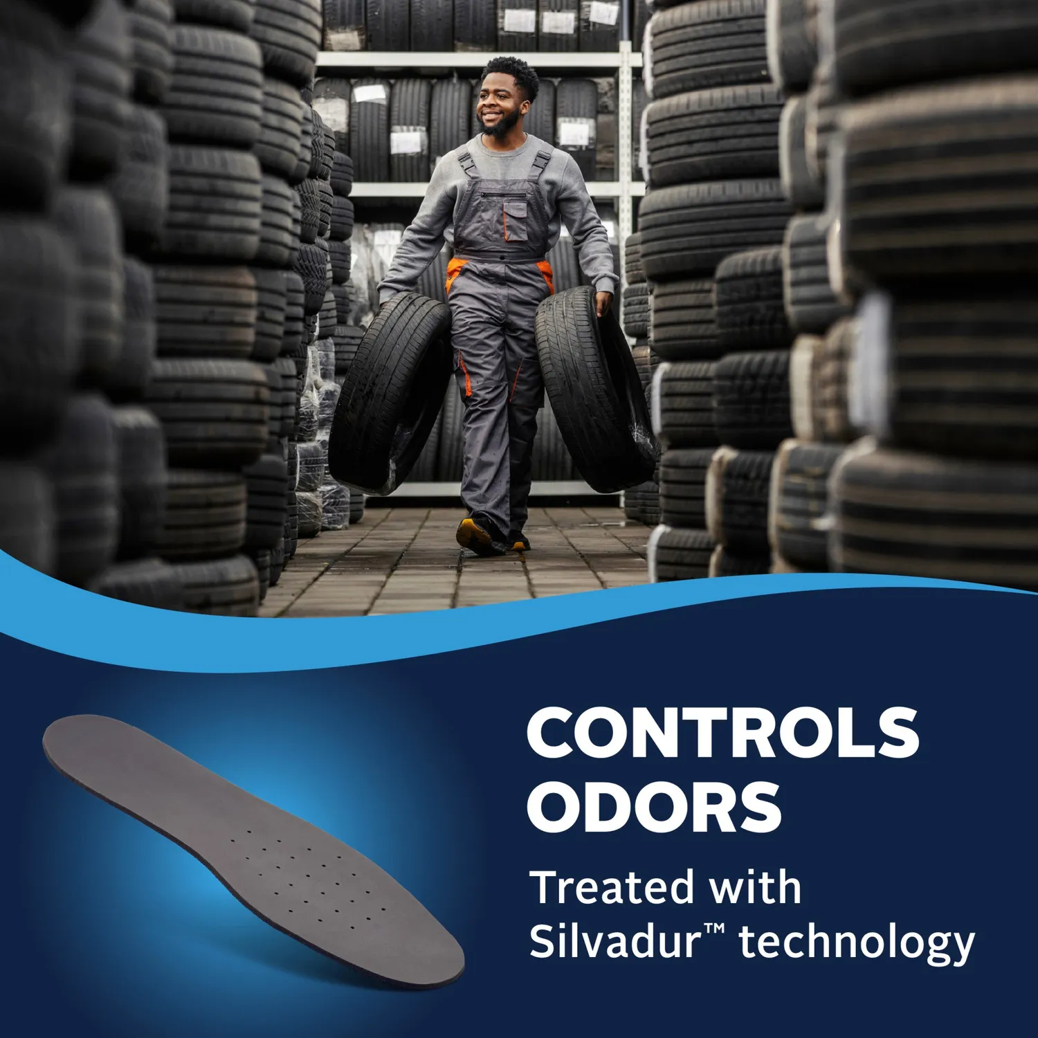 Airplus Odor Control semelles anti-odeurs 2 paires