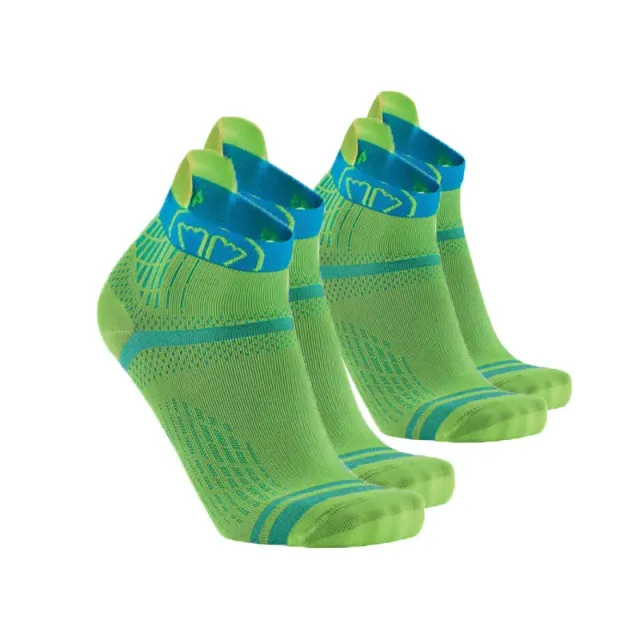 My FIT Run Feel chaussettes running jaune lot 2 paires grip