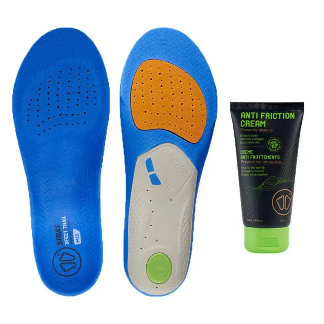 My FIT 3Feet Trail Mid semelles trail voûte moyenne + crème 75ml