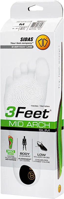 My FIT 3Feet Slim Mid semelles voûte moyenne