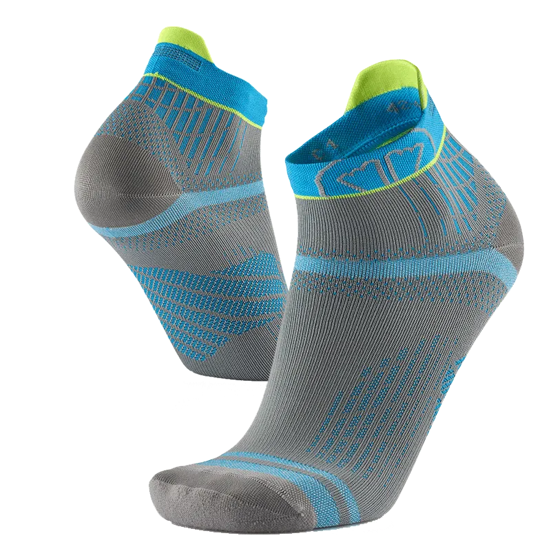 My FIT Run Feel chaussettes running fines gris turquoise
