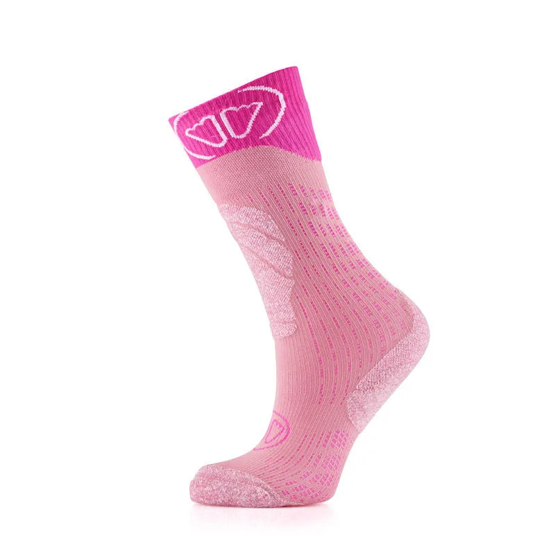 My FIT Ski Merino Junior chaussettes ski rose violet mérinos