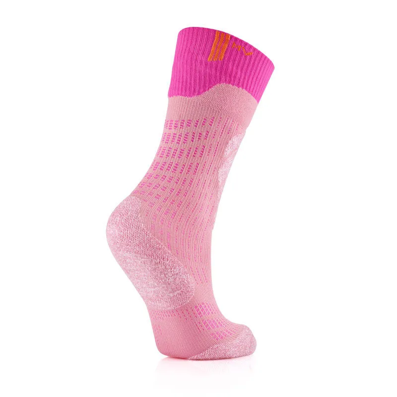 My FIT Ski Merino Junior chaussettes ski rose violet mérinos