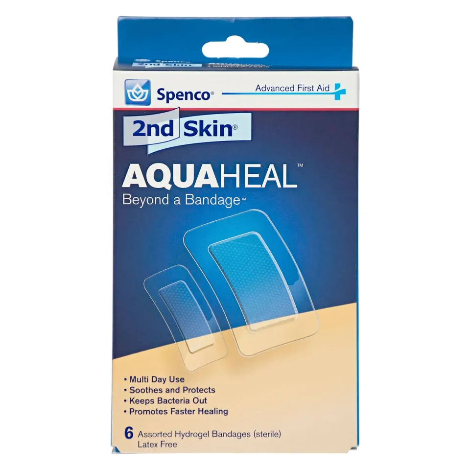 Spenco 2nd Skin AquaHeal pansements 6 pièces brûlure