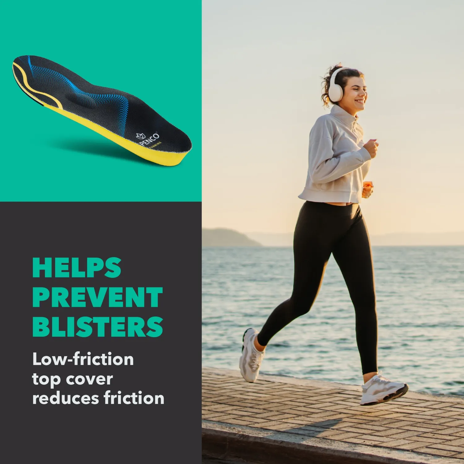Spenco Running Insole semelle running amorti talon