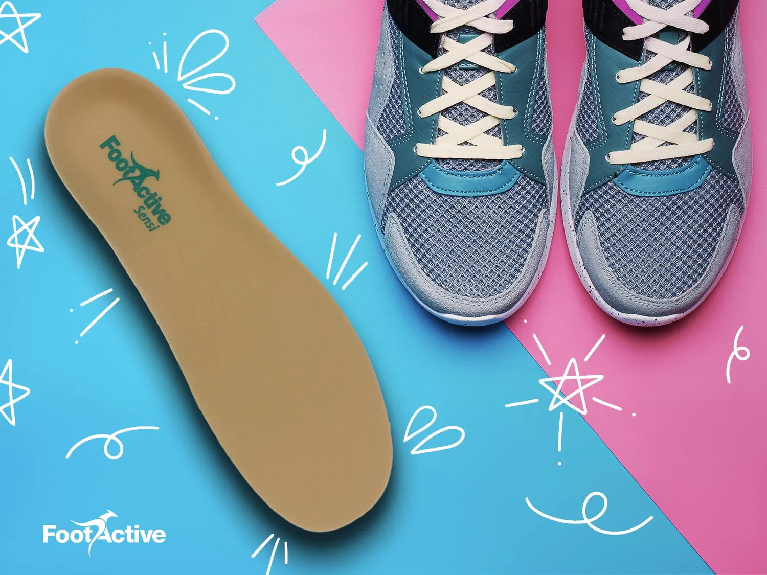 FootActive Sensi semelles pieds sensibles mousse souple anti-frottement