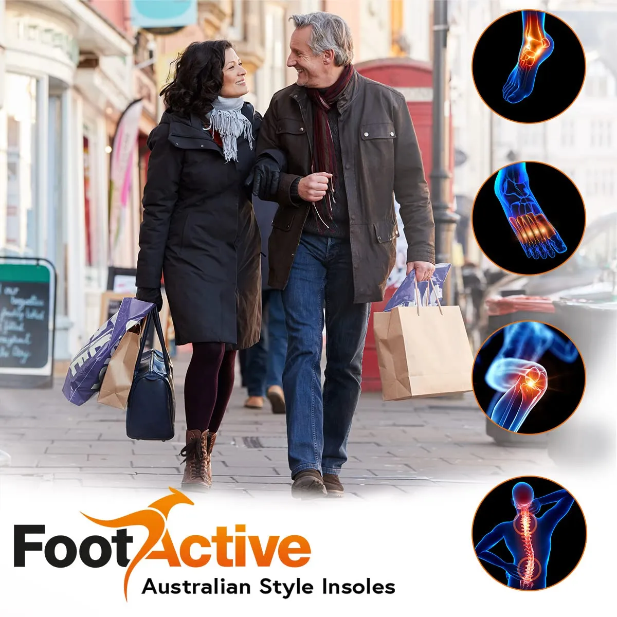 FootActive Casual Premium semelle 3/4 44-45 voûte plantaire