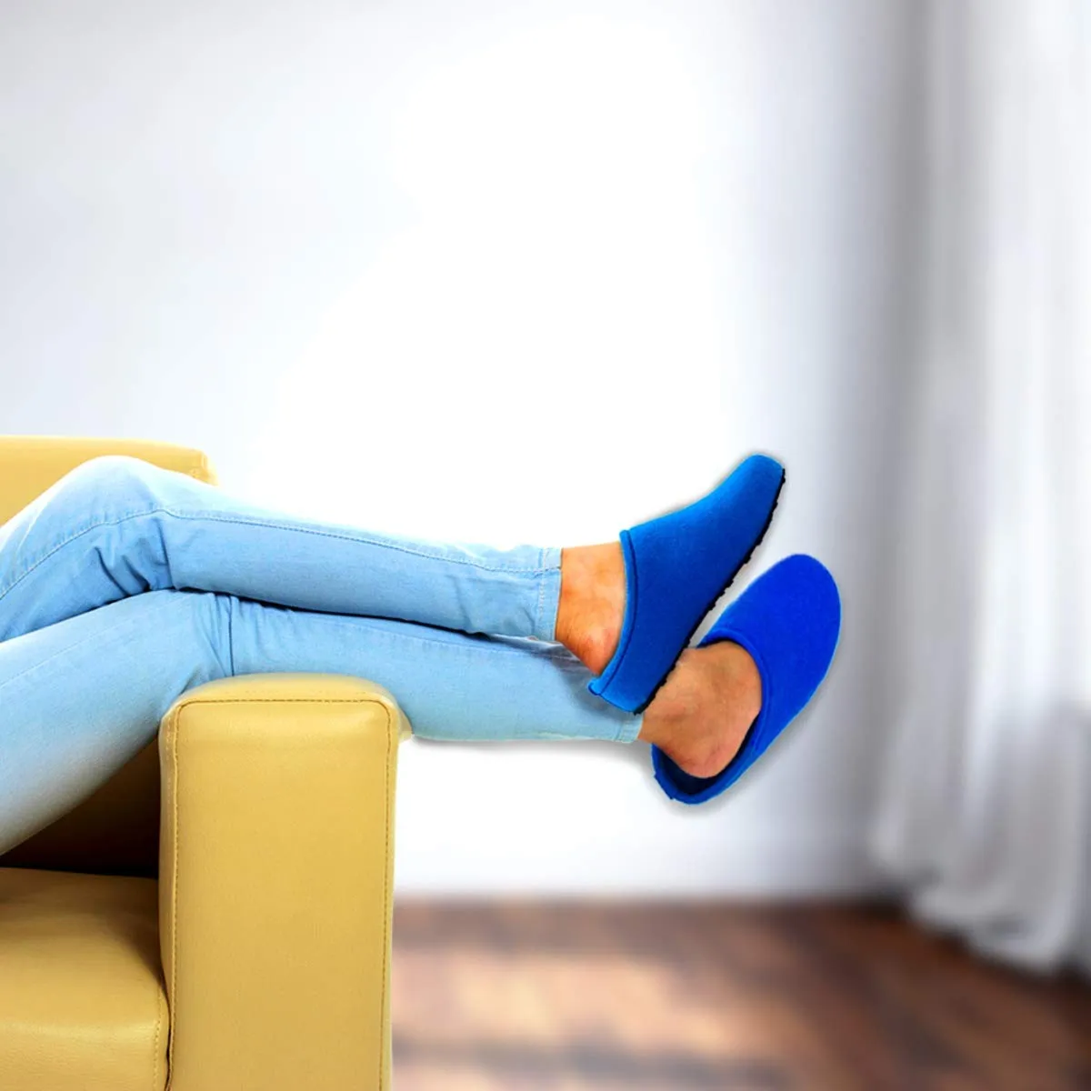 FootActive Zullaz pantoufles orthopédiques bleu 43.5 soutien voûte