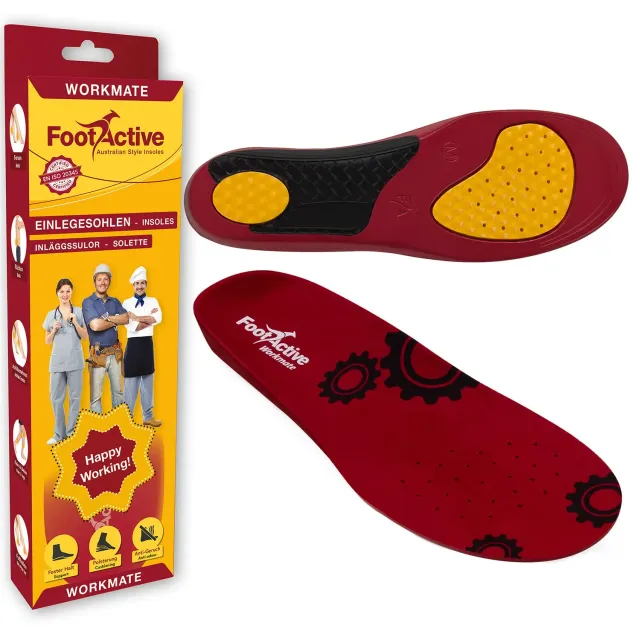 FootActive Workmate semelles travail 47-48 gel