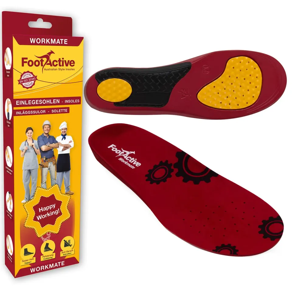 FootActive Workmate semelles travail 47-48 gel