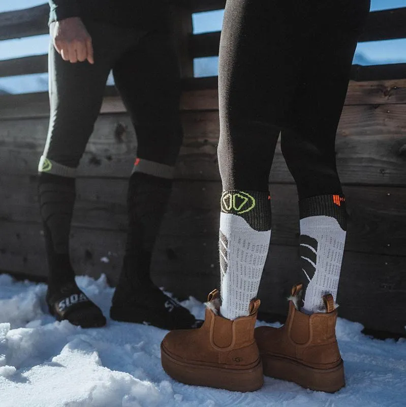 My FIT Ski Comfort chaussettes ski noir gris mérinos