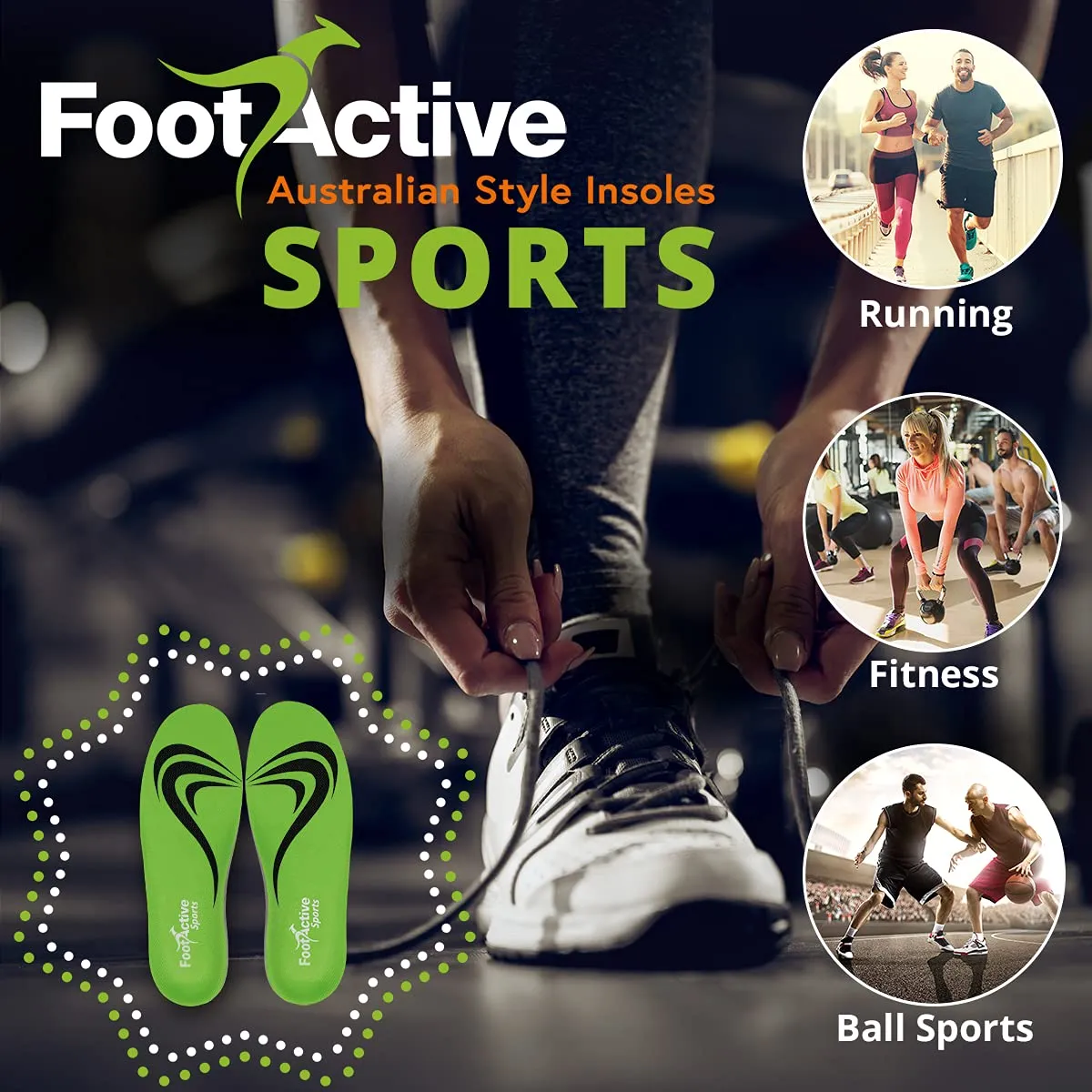 FootActive Sport semelle 42-43 amorti impacts