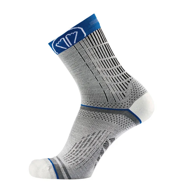 My FIT Winter Run chaussettes running gris/bleu mérinos