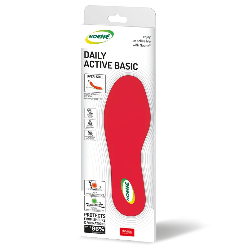 Noene Daily Active Basic semelles quotidiennes découpables antibactériennes