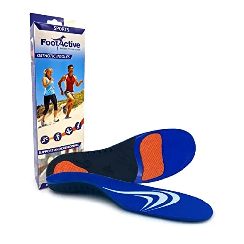 FootActive Sports semelles orthopédiques bleu 36/38 amorti