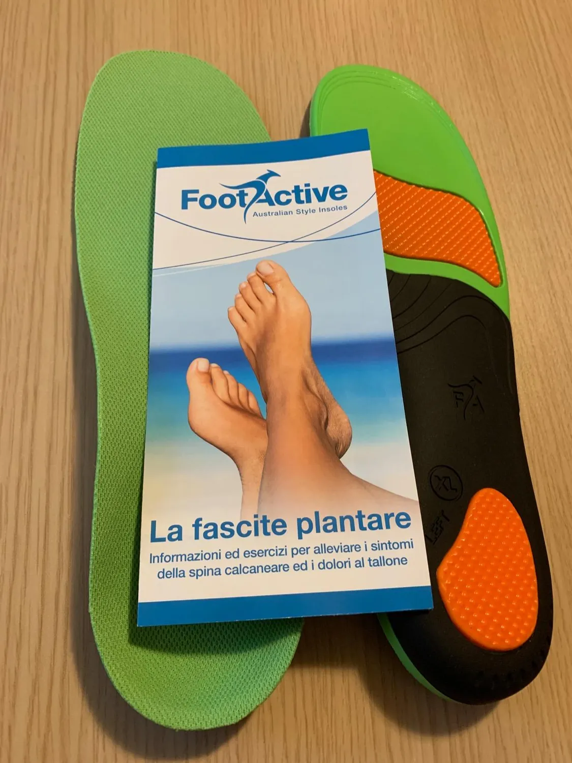 FootActive Sport semelles sport bleu 43/45 anti-pronation