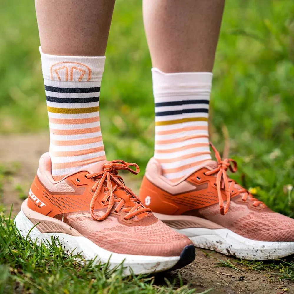My FIT Run Anatomic Light Crew chaussettes running rose/blanc