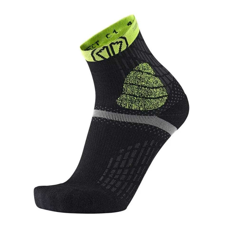 Sidas Trail Protect chaussettes trail noir jaune