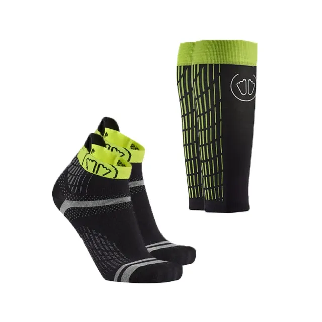 My FIT Run Feel pack chaussettes + manchons noir