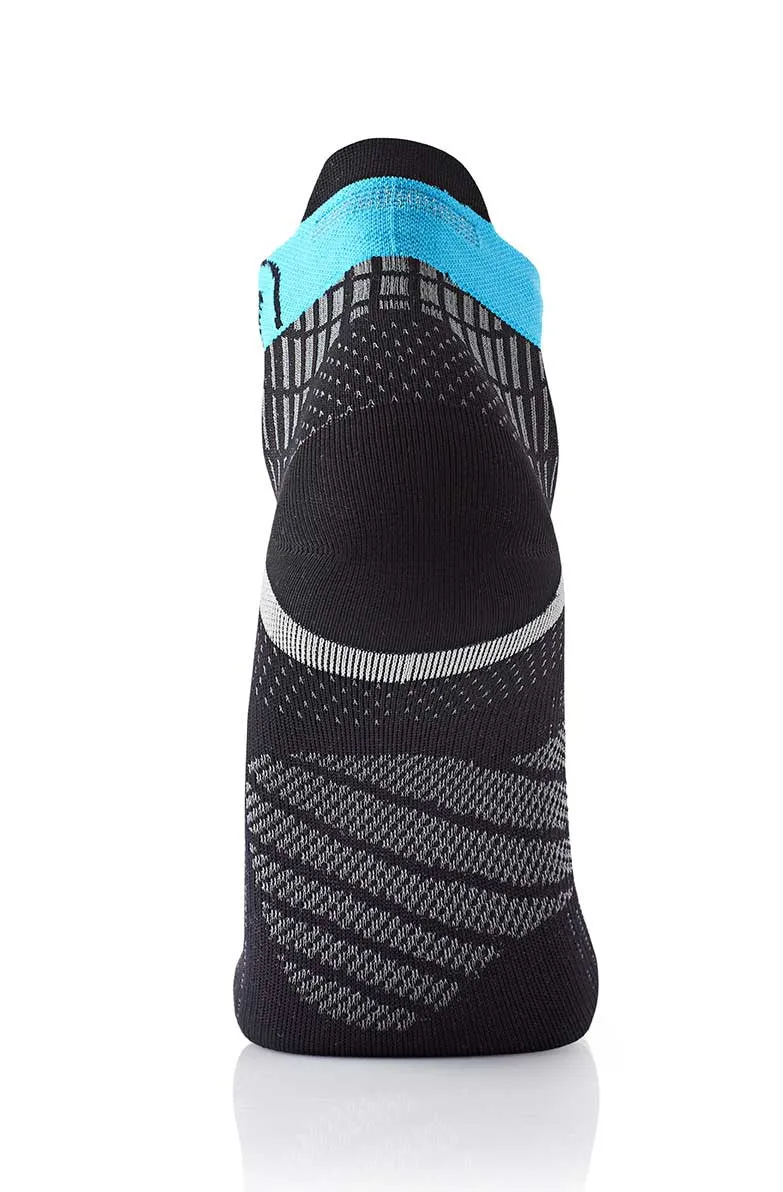 My FIT Run Feel chaussettes running noir turquoise fines