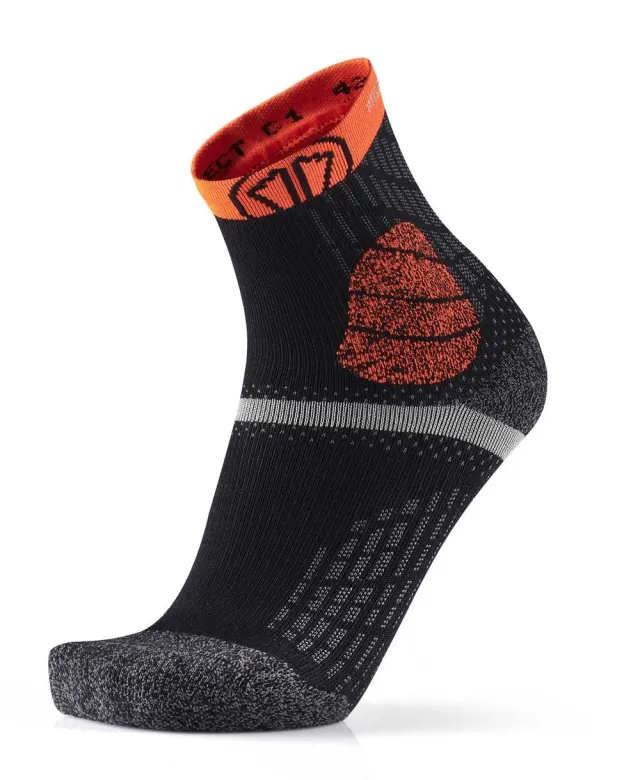 My FIT Trail Protect chaussettes trail noir/orange anti-ampoule