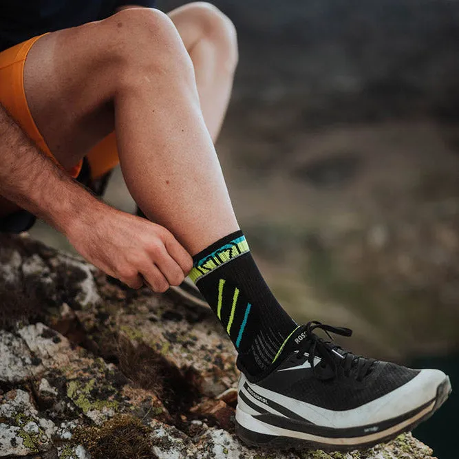 My Fit Trail Ultra chaussettes trail noir jaune 42-43 anti-fatigue