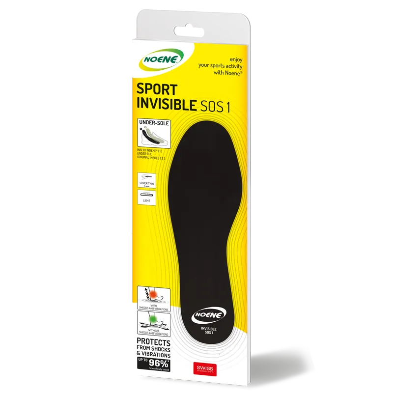 Noene Invisible SOS1 semelles sport ultra-fines 1 mm