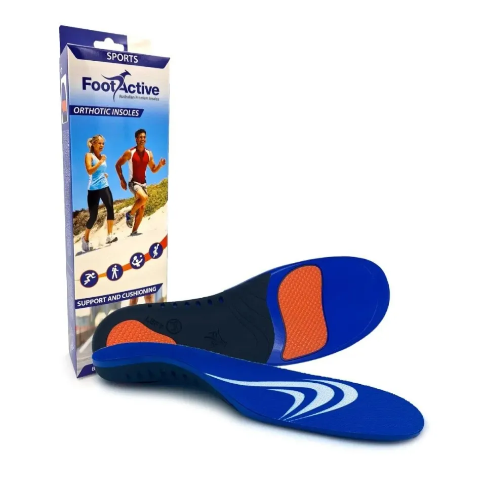 FootActive Sports semelles orthopédiques bleu 36/38 amorti